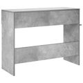 vidaXL Konzolový stôl Betónovo sivá 96,5 x 38 x 75 cm Kompozitné drevo