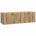 vidaXL Nástenná TV skrinka 98 x 31 x 30 cm Dub artisan