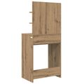 vidaXL Toaletné stolíky do spálne Remeselný dub 80 x 39,6 x 135 cm