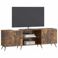 vidaXL TV skrinka 150 x 31 x 50 cm Dymový dub Kompozitné drevo