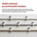 Príchytka káblu 6 mm, biela, balenie 50 ks / EMOS A2822