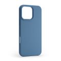 Púzdro Etteri Silicone pre iPhone 16 Pro 6,3" tmavomodrá