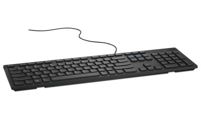 DELL klávesnice KB216/ multimediální/ estonska/ USB/ drátová/ černá Klávesnice, drátová, multimedíální, USB, estonská, cerná