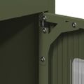vidaXL Highboard Olive Green 68x39x123 cm Oceľ