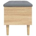 vidaXL Úložná lavička dub sonoma 82x42x46 cm kompozitné drevo