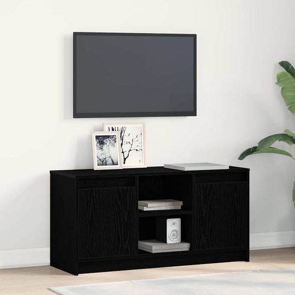 vidaXL TV jednotky Čierna 100 x 34 x 50 cm Kompozitné drevo