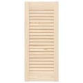 vidaXL Dvere skrinky Louvred Design 69x29,5 cm masívna borovica