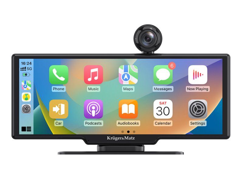 LCD displej KRUGER & MATZ KM2021 Android Auto Apple Carplay s DVR a couvací kamerou