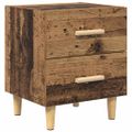 vidaXL Skriňa pod posteľ 2 ks Staré drevo 40 x 35 x 47.5cm