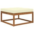 vidaXL Vankúš na vonkajšiu pohovku Polyester Krémová 80 x 80 cm