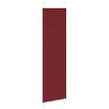 vidaXL Plisovaná roleta bordová červená 60x200 cm šírka látky 59,4 cm polyester