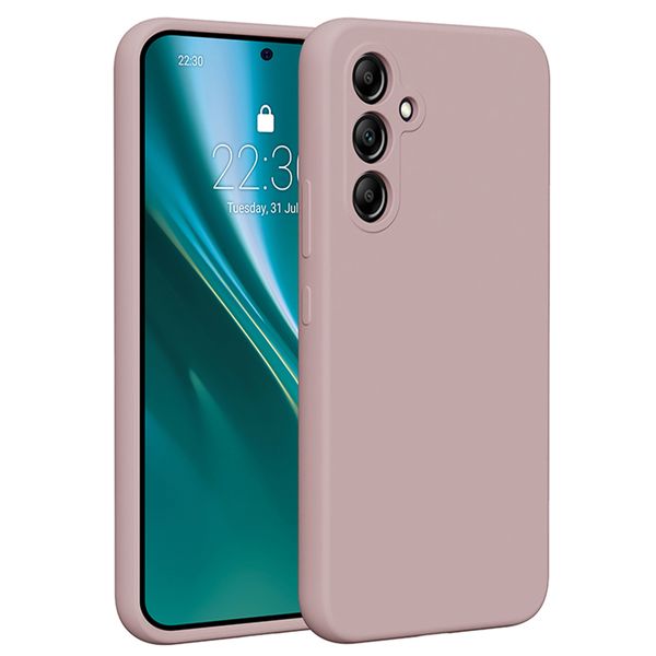 Etteri Silikónové puzdro pre Samsung Galaxy A54 5G svetloružové