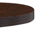 vidaXL Bistro stolík tmavohnedý 40 cm MDF
