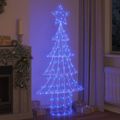 vidaXL Vianočný stromček 240 LED Modrá 180 cm Akryl