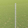 vidaXL Hexagonálny plot s stĺpom 10 x 1,6 m Pozinkovaná oceľ Sieťovina