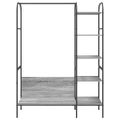 vidaXL Vešiak na oblečenie Sivá 120 x 44 x 160 cm Kompozitné drevo