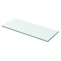 vidaXL Poličkový panel z priehľadného skla, 50x15 cm