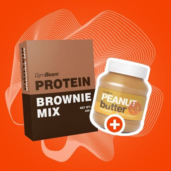 Protein Brownie Mix - čokoládová zmes na pečenie - GymBeam