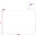 vidaXL Plachta s očkami Biela 8 x 12 m 90 gsm PE
