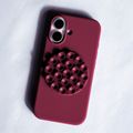 Silikónový obal Stick pre iPhone 11 bordový