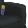 vidaXL Masážne relaxačné kreslo Čierna 71 x 90 x 105 cm Umelá koža
