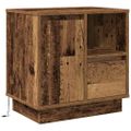 vidaXL Nočný stolík 2 ks Staré drevo 50 x 34,5 x 50 cm