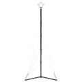 vidaXL LED vianočný stromček 525 LED studená biela 302 cm