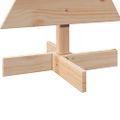 vidaXL Drevený vianočný stromček na dekoráciu 80 cm masívna borovica