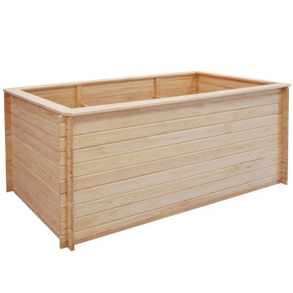 vidaXL Vyvýšený záhradný záhon 200x100x80 cm, borovicové drevo 19 mm