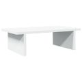 vidaXL Stojan na monitor biely 50x27x15 cm kompozitné drevo