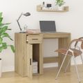 vidaXL Stôl dub sonoma 100x49x75 cm spracované drevo