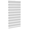 vidaXL Zebra roleta svetlosivá 70x100 cm šírka látky 65,9 cm polyester
