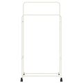 vidaXL Vešiak na oblečenie Biela 80 x 53 x 156 cm