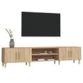 vidaXL TV skrinka, dub sonoma, 180x31,5x40 cm, imitácia dreva