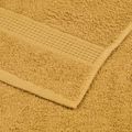 vidaXL Saunové osušky FROGN 10 ks zlaté 80x200 cm 360 g/m²