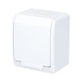 GALATEA IP44 Zásuvka 2P+PE (biela)