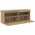vidaXL TV nástenná skriňa 100 x 30 x 40 cm Remeselný dub