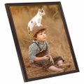 vidaXL Fotorámiky na stenu, koláž 5 ks, čierne 40x40 cm, MDF