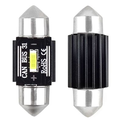 LED žiarovky CANBUS 1860 1SMD UltraBright Festoon C5W C10W C3W 31mm biela 12V/24V AMiO-02441