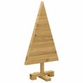 vidaXL Vianočné stromčeky so stojanom Hnedá 60 cm Borovicový masív