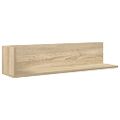 vidaXL Nástenné police 2 ks dub sonoma 75x16,5x16,5cm kompozitné drevo