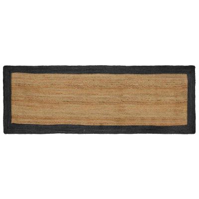vidaXL Kusové koberce Tmavosivá 80 x 200 cm Juta