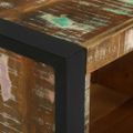 vidaXL Stenová kocka Hnedá 55 x 35 x 40 cm Masívne obnovené drevo