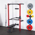 Multifunkčný posilňovací stojan - Power Rack HMS KLT22 červený