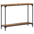 vidaXL Konzolový stôl Staré drevo 101 x 30.5 x 75 cm Kompozitné drevo