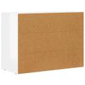 vidaXL Servírovacia skriňa ELST Vysoký lesk bielej 80,5 x 35 x 59 cm