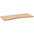 vidaXL Doska stolíka neošetrená 120x50x2,5 cm dubový masív obdĺžnikový