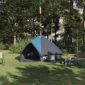 vidaXL Teepee Stan pre 4 Osoby 4 osoba Modrá a šedá