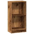 vidaXL Knižnica staré drevo 40x24x76 cm kompozitné drevo