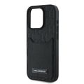 Puzdro Karl Lagerfeld pre iPhone 16 Pro Max 6,9" KLHCP16XPGKHPRPK čierne Hard Cardslots Monogram